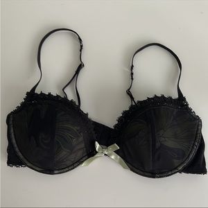Elle Macpherson Intimates Black Padded Bra 34B